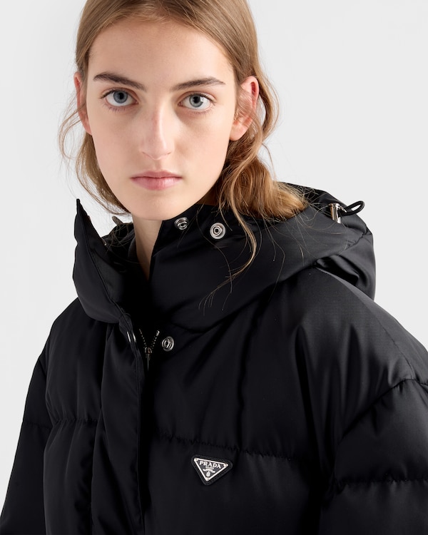 Re-Nylon down coat - Black Re-Nylon down coat - Black