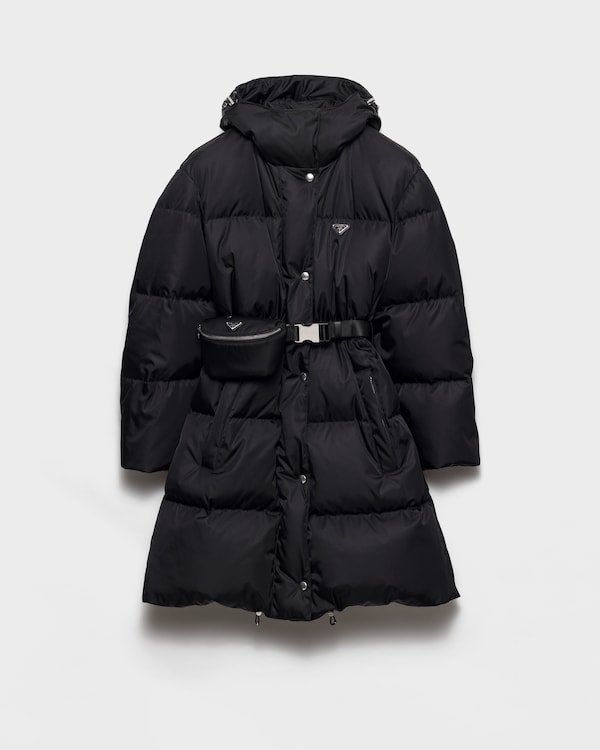 Re-Nylon down coat - Black Re-Nylon down coat - Black