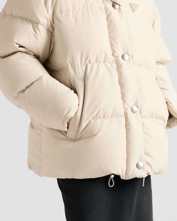 Technical fabric down jacket Technical fabric down jacket
