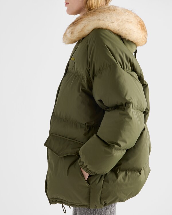 Doudoune en Re-Nylon - Vert Militaire Doudoune en Re-Nylon - Vert Militaire