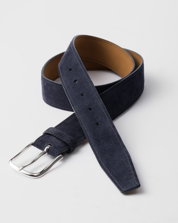Suede belt strap - Navy Suede belt strap - Navy