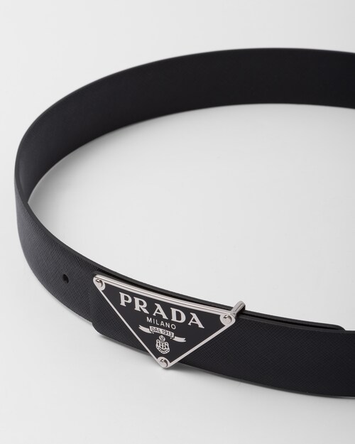 Prada 可两面穿Saffiano 皮革腰带 2