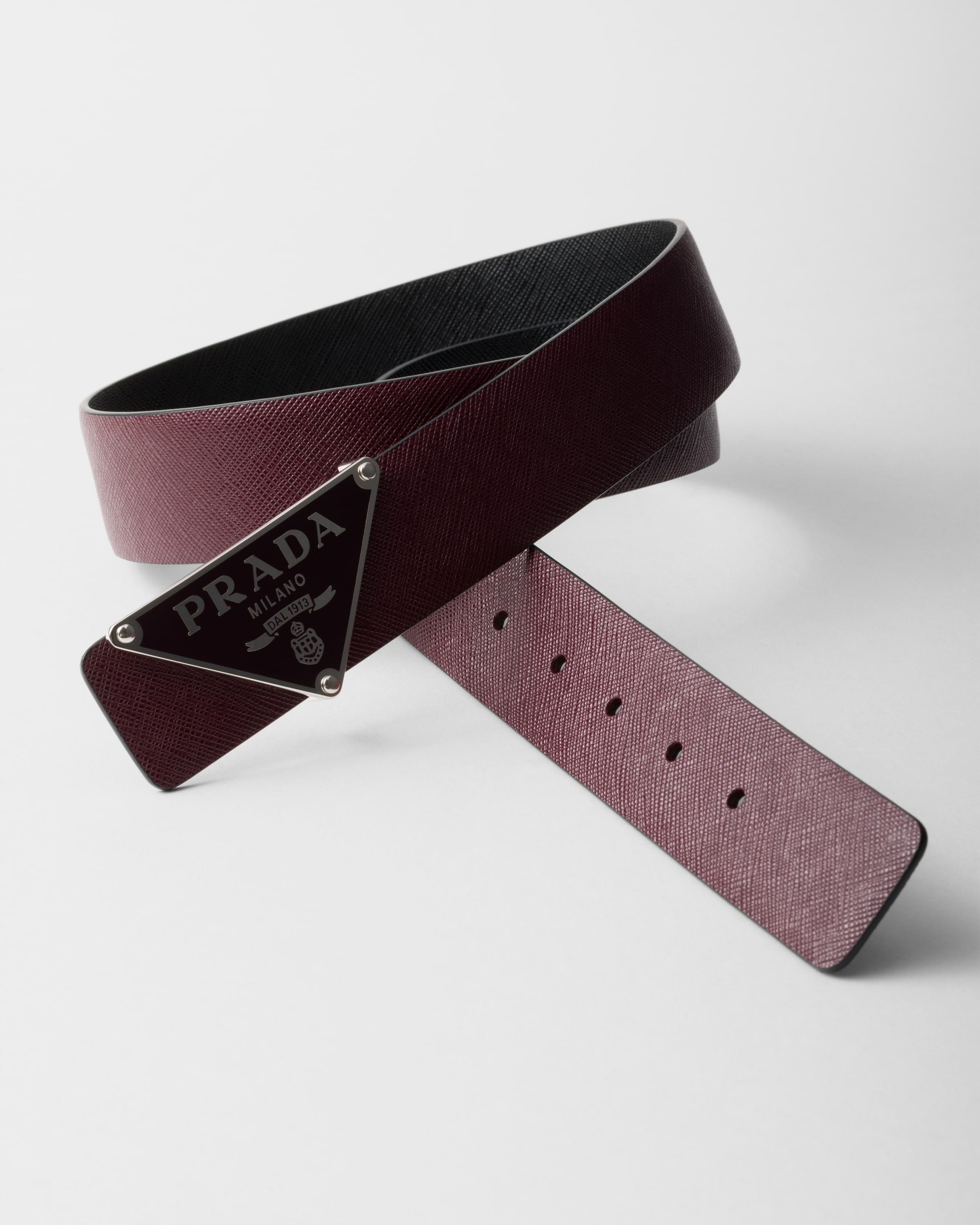 Prada red belt outlet