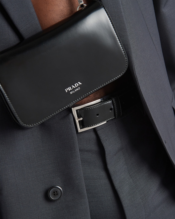 Brushed leather belt Brushed leather belt