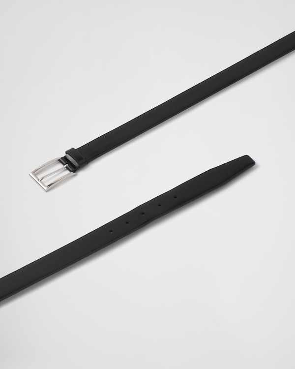 Brushed leather belt Brushed leather belt