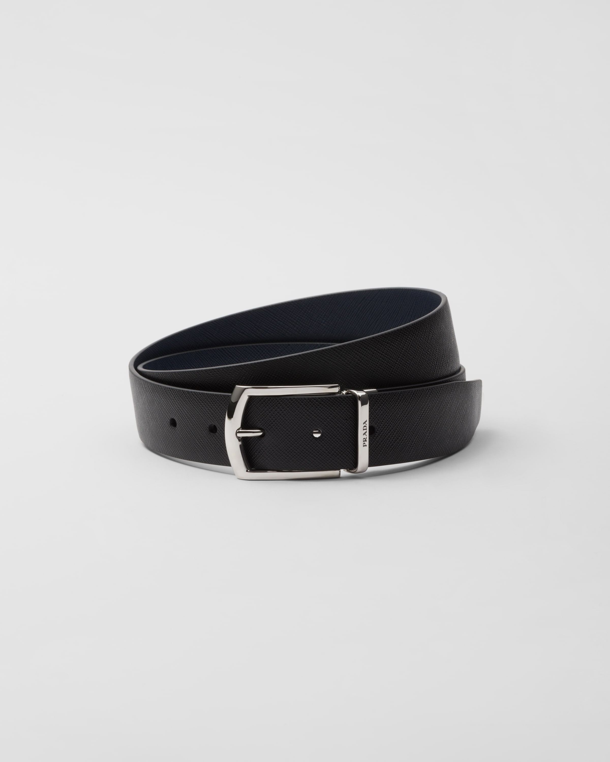 Prada men's belts collection clearance