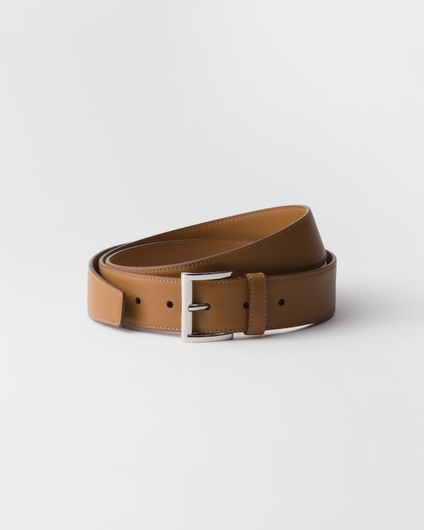 驚きの価格 Black PRADA | belt Leather 小物