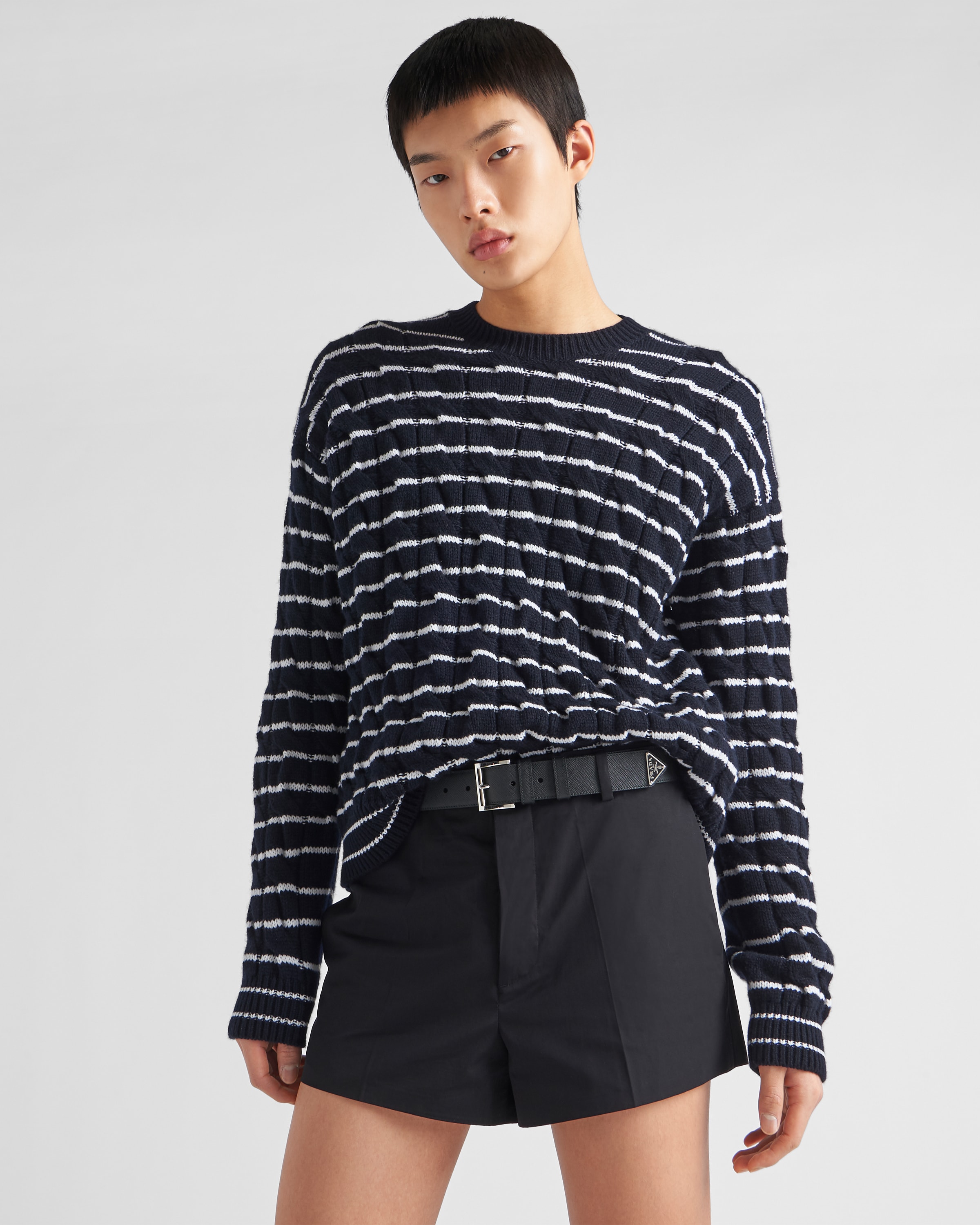 Prada Saffiano 皮革腰带 2