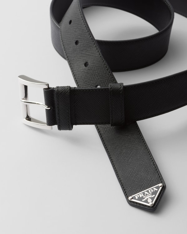 Saffiano leather belt Saffiano leather belt