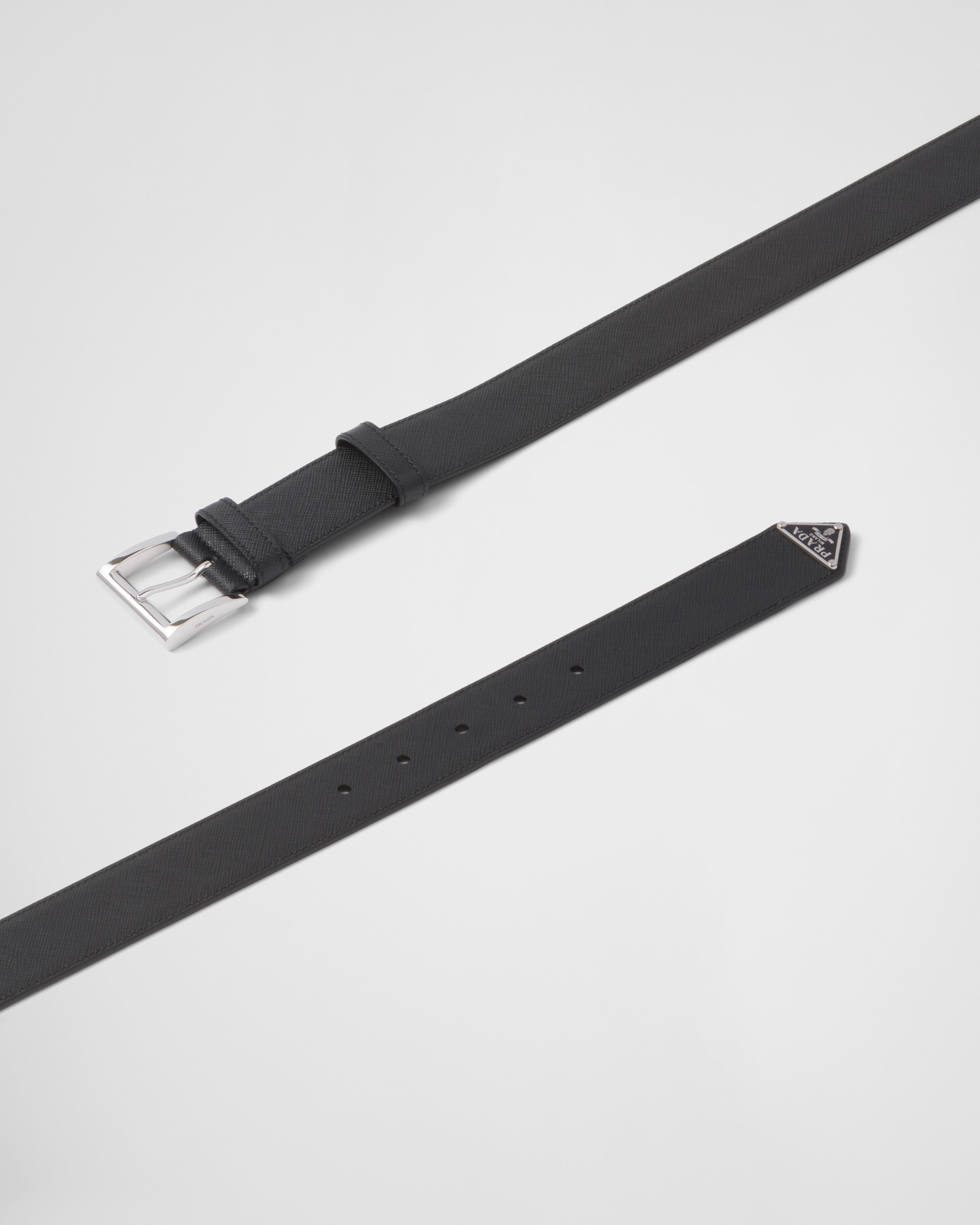 Prada Saffiano 皮革腰带 4