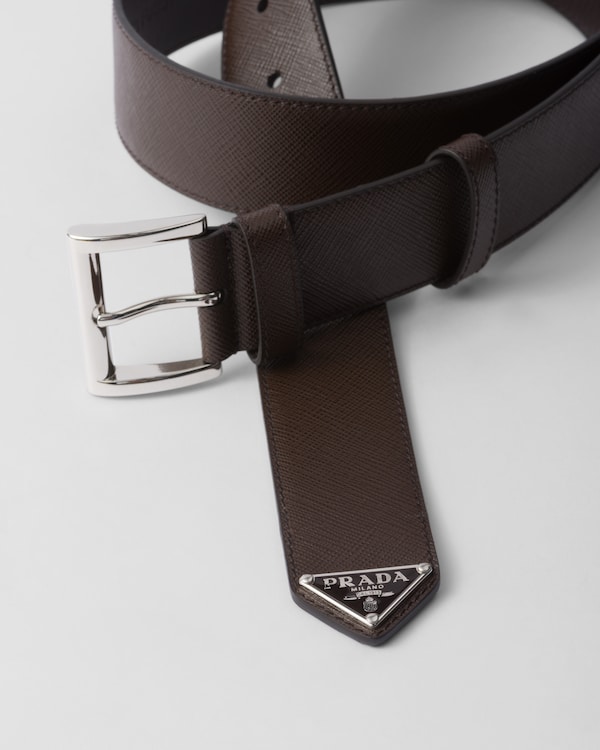 Saffiano leather belt Saffiano leather belt