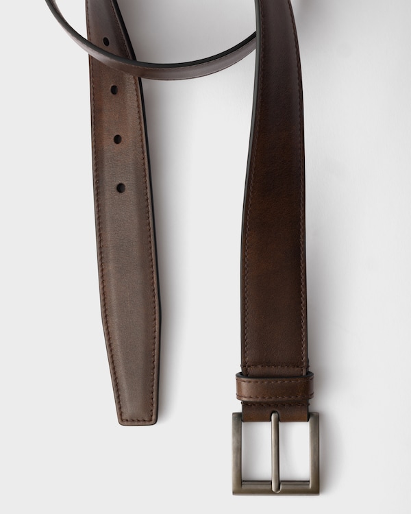 Leather belt - Cocoa Brown Leather belt - Cocoa Brown
