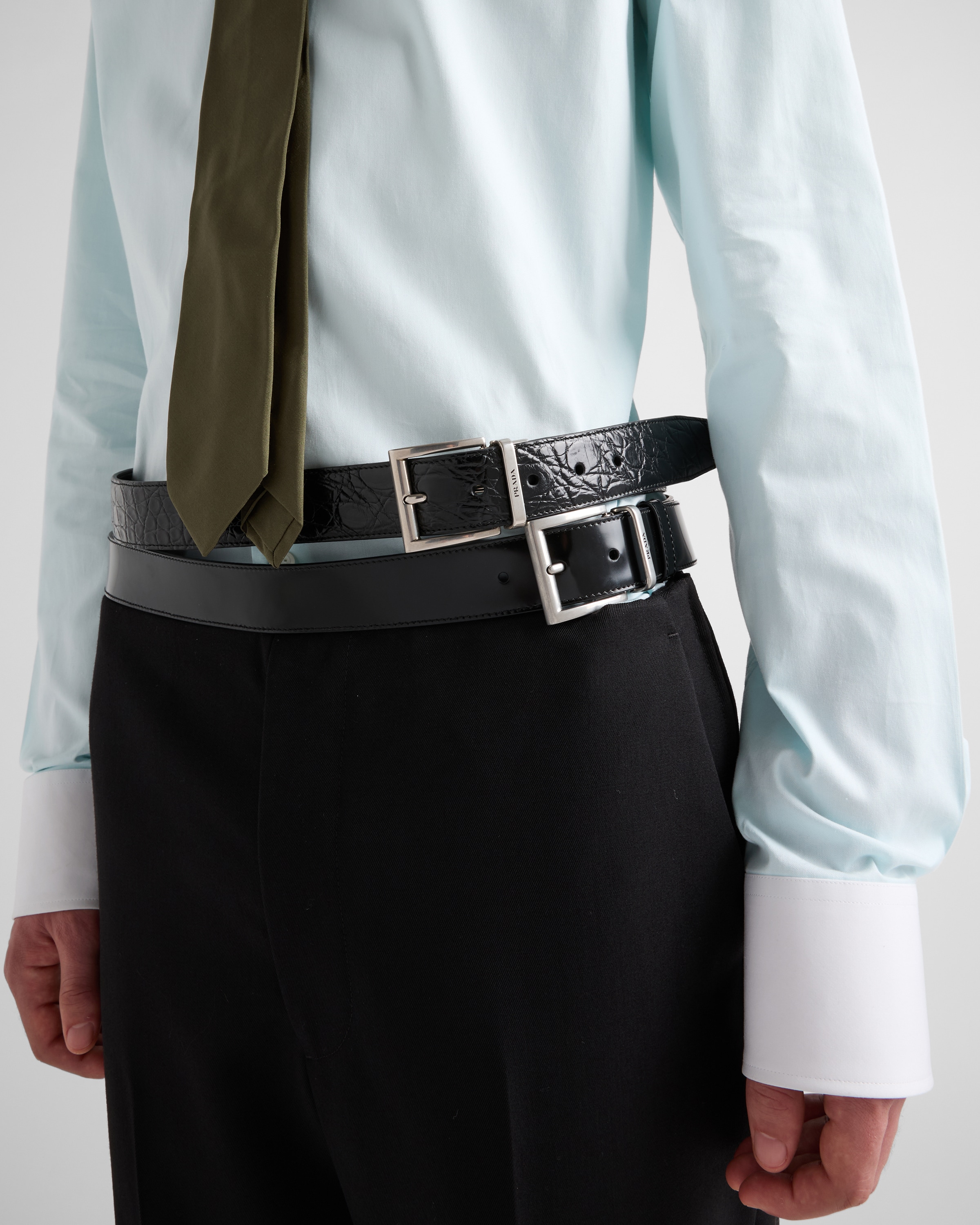 小物 Archive Prada leather belt 00s Archive Prada leather belt 00s 【公式通販】