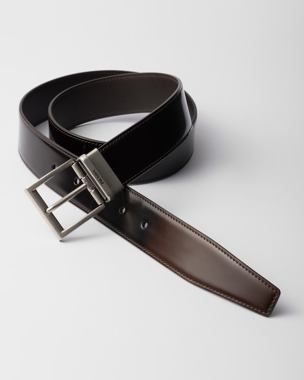 Brushed leather belt - Sienna Brushed leather belt - Sienna