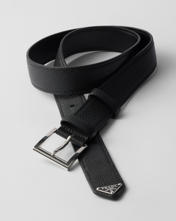 Leather belt - Black Leather belt - Black