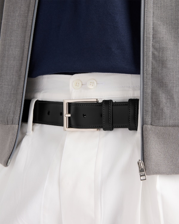 Leather belt - Black Leather belt - Black