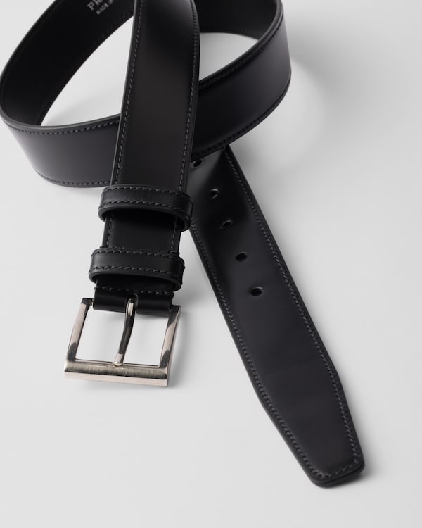 Leather belt - Black Leather belt - Black