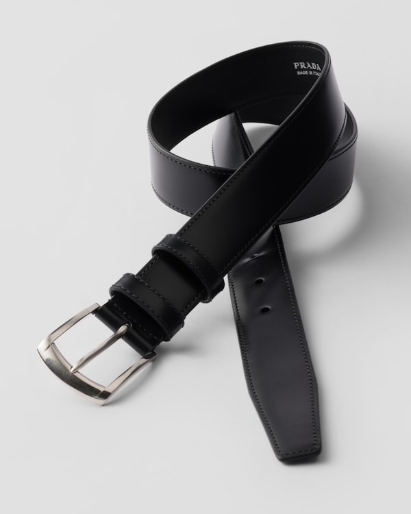 Leather belt - Black Leather belt - Black