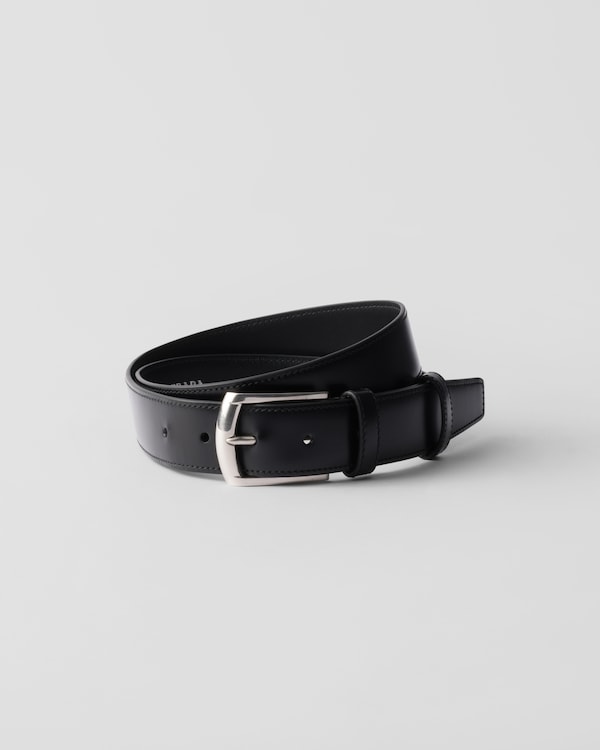 Black Leather belt | PRADA