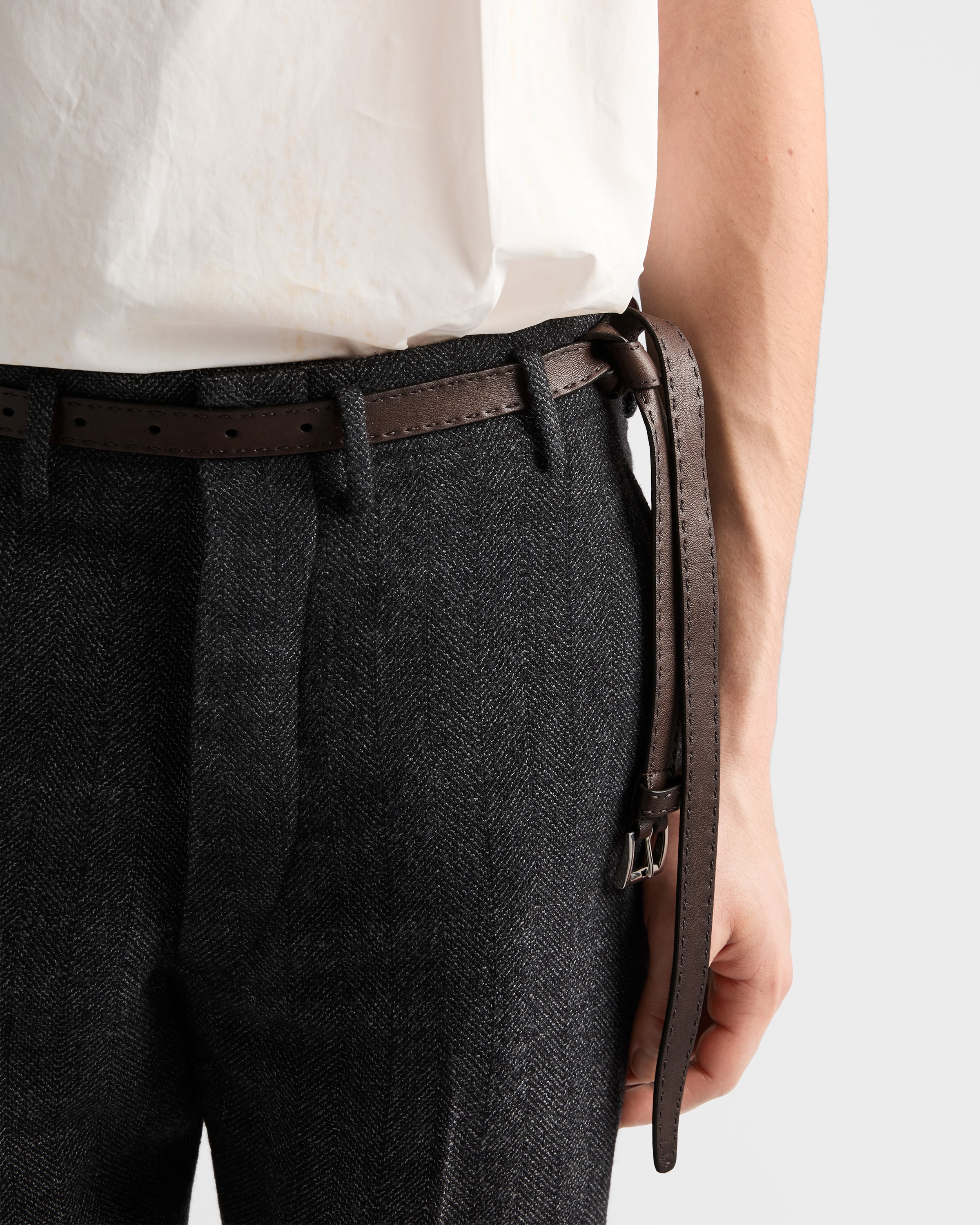 프라다 앤틱 레더 벨트 2CC732_2ZQ4_F0002