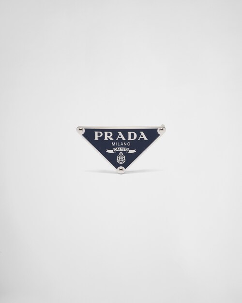 Bluette Enameled metal belt buckle | Prada