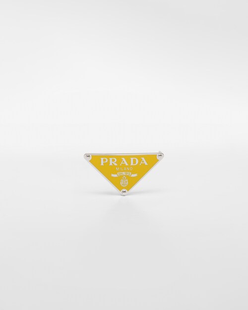 Prada Boucle de ceinture en métal émaillé 1