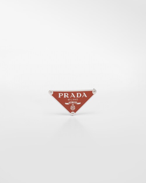 Prada Boucle de ceinture en métal émaillé 1