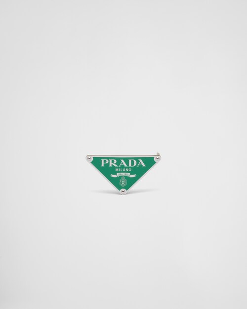 Prada Enameled-metal belt buckle 1