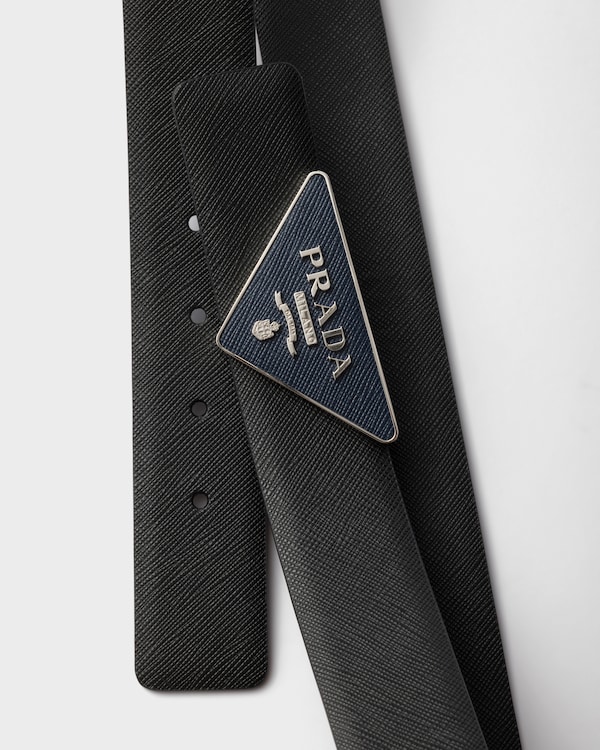 Boucle de ceinture en Saffiano Boucle de ceinture en Saffiano