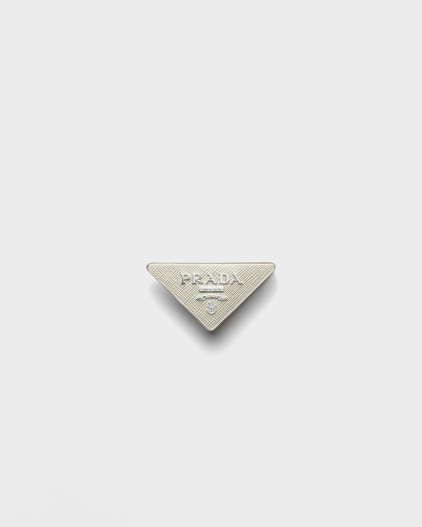Saffiano belt buckle - Chalk White Saffiano belt buckle - Chalk White