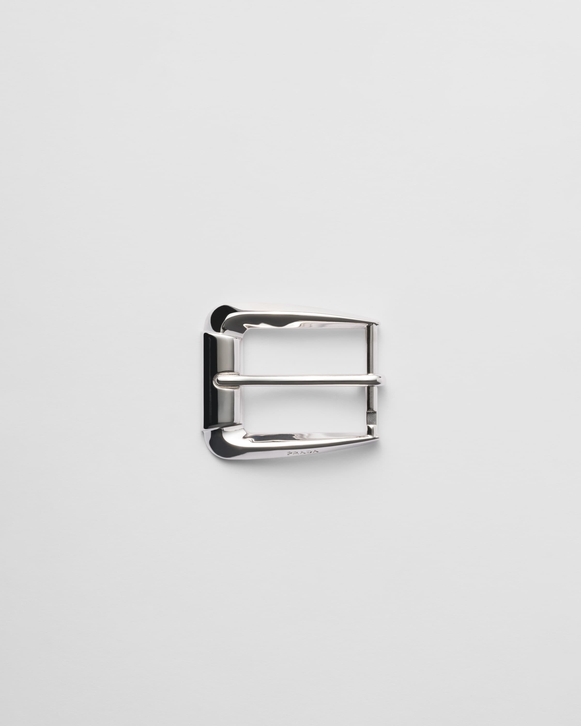 【関税&送料込】Prada Silver l Buckle Silver Metal belt buckle | PRADA
