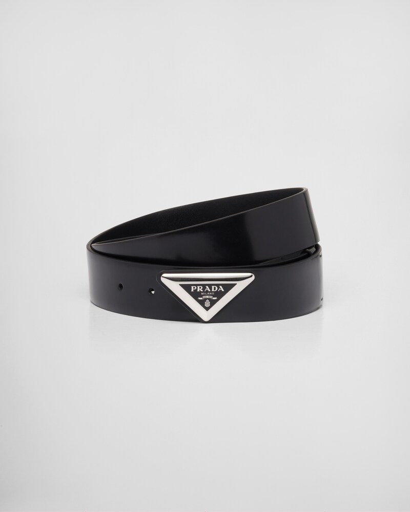 Prada mens belt sale cheap
