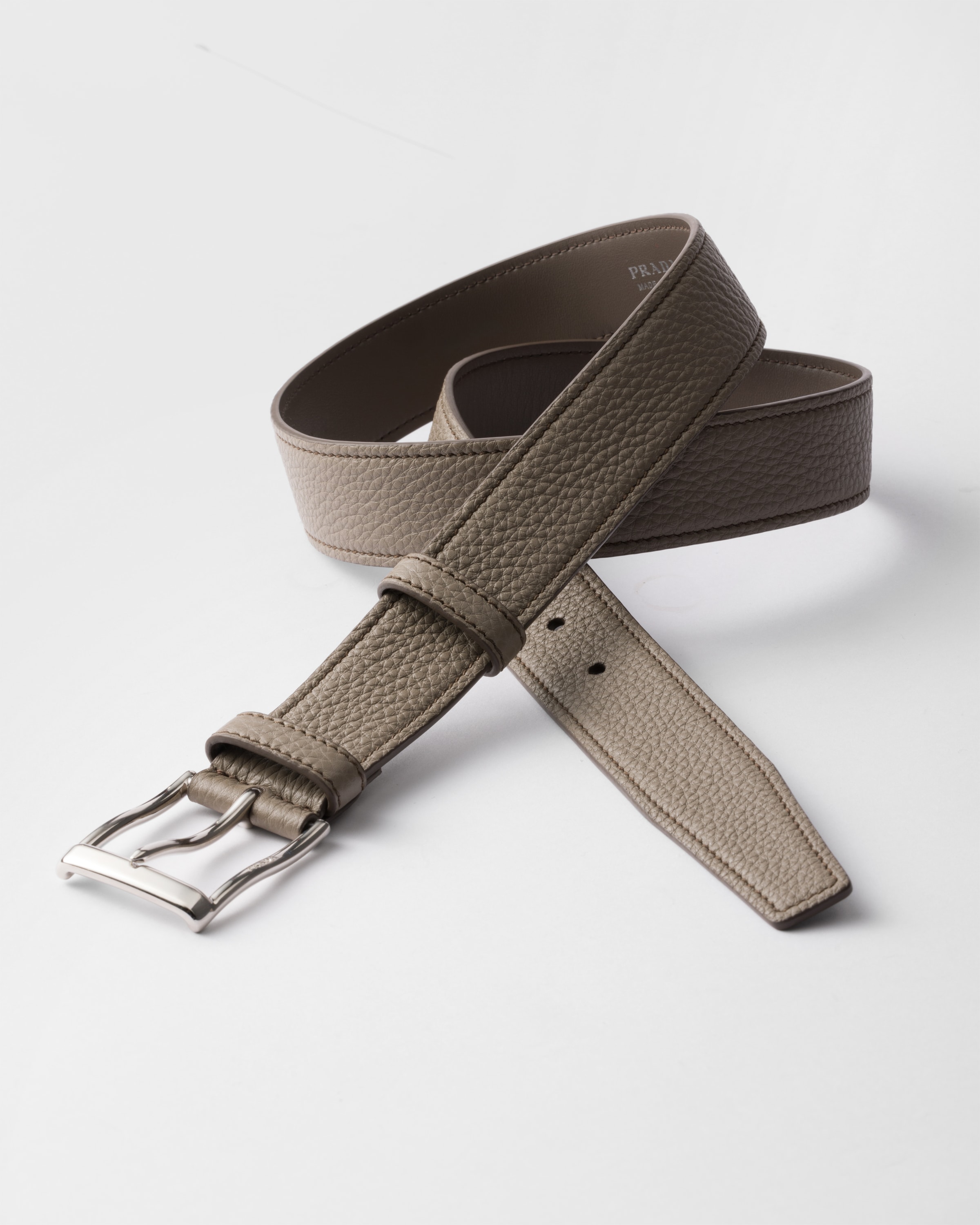 Prada Grained-leather Belt