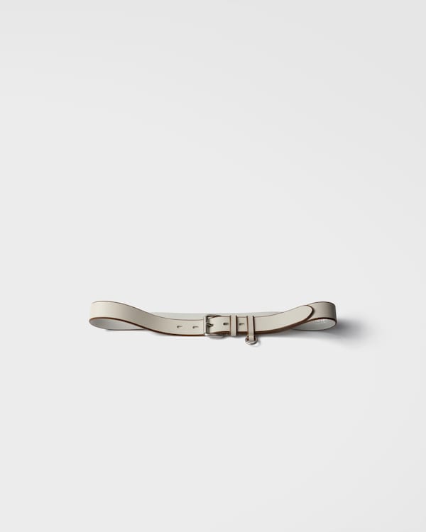 Ceinture en cuir - Talc Ceinture en cuir - Talc