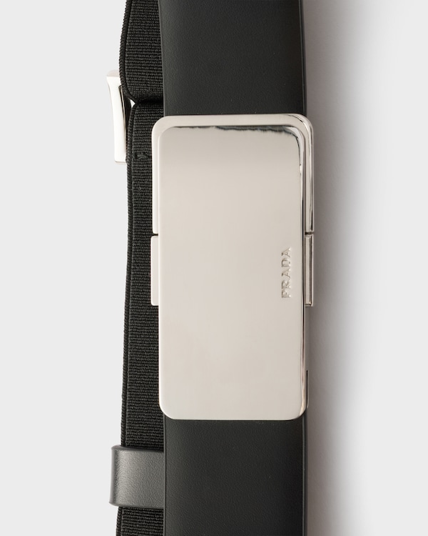 Leather belt - Black Leather belt - Black