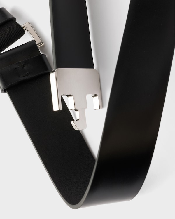 Leather belt - Black Leather belt - Black
