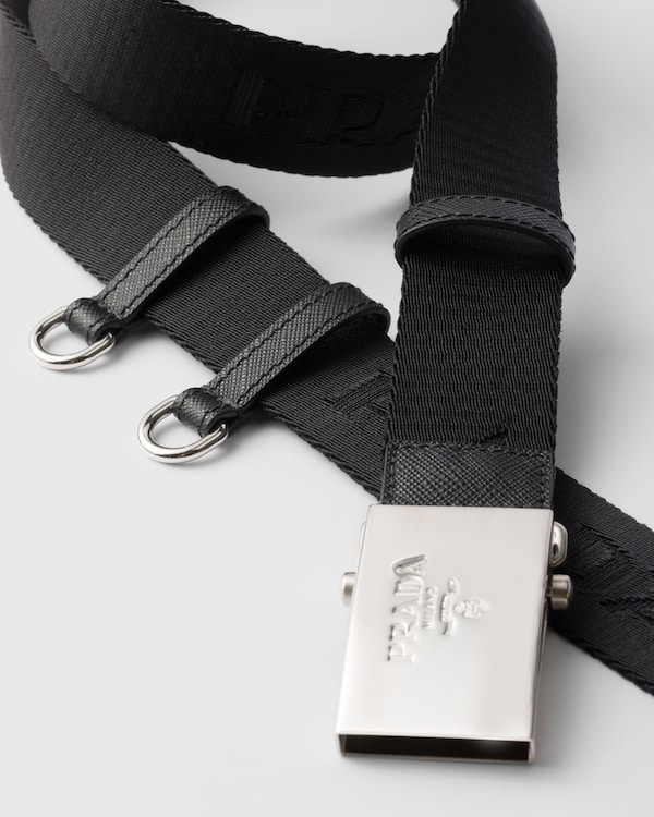 Cotton tape belt - Black Cotton tape belt - Black