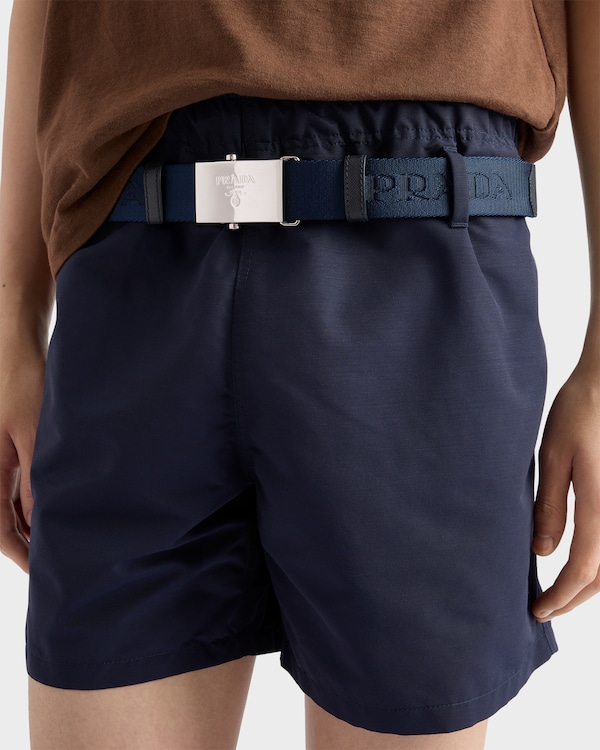 Ceinture en ruban de coton - Bleu Ceinture en ruban de coton - Bleu