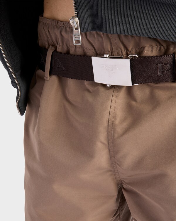 Cotton tape belt - Coffee Cotton tape belt - Coffee