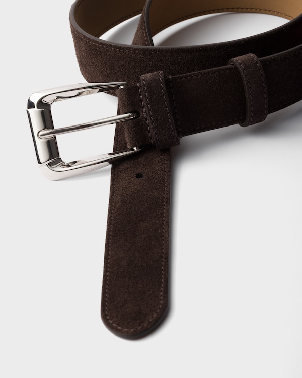 Suede belt - Dark Brown Suede belt - Dark Brown