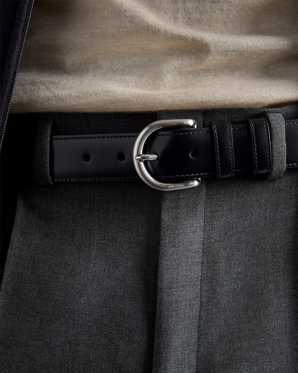 Leather belt - Black Leather belt - Black