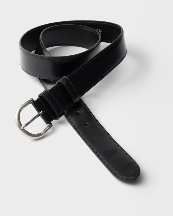 Leather belt - Black Leather belt - Black