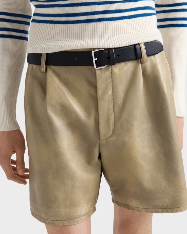 Ledergürtel - Schwarz Ledergürtel - Schwarz