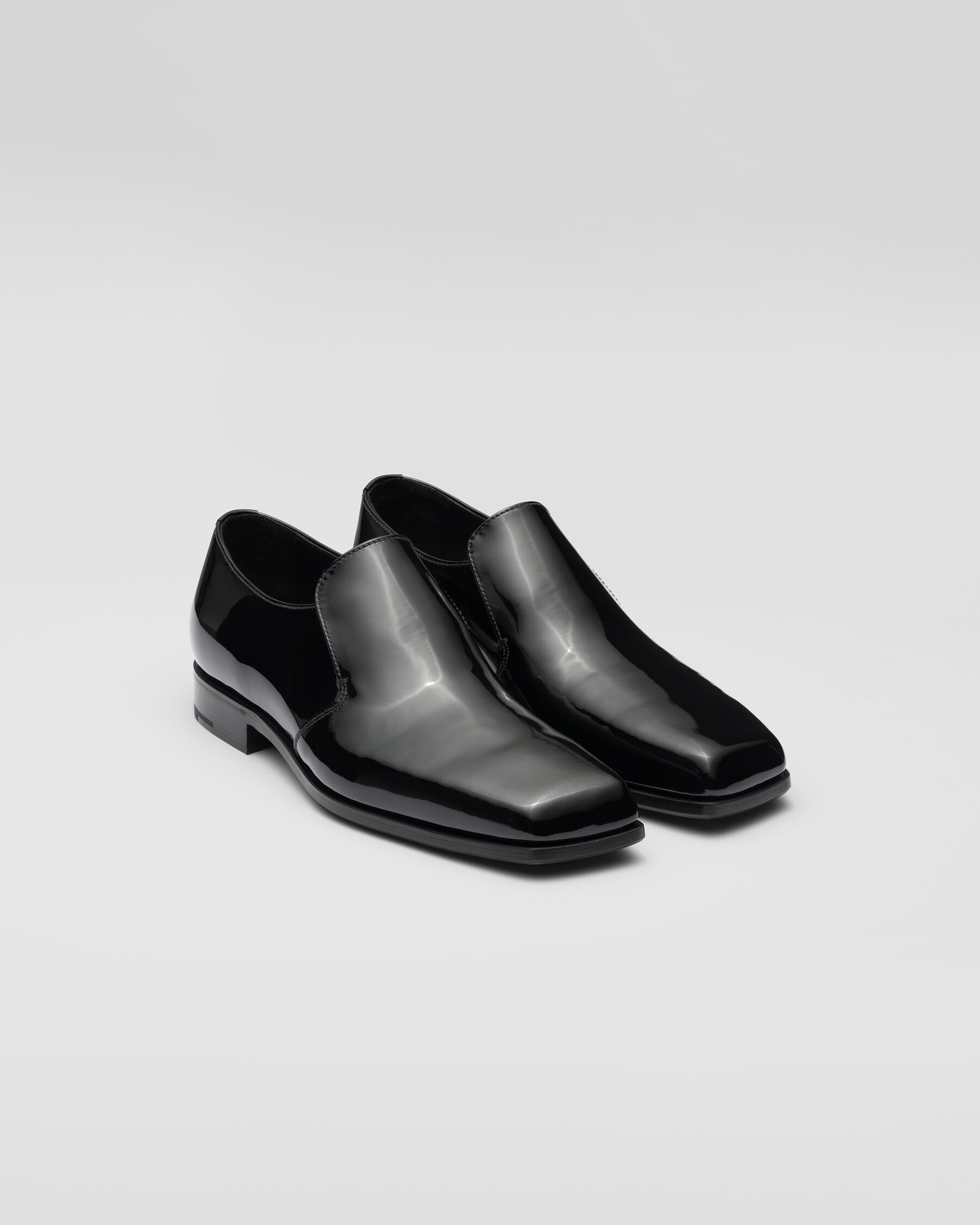 PRADA LOAFER IN BLACK PATENT CALFSKIN main image 1