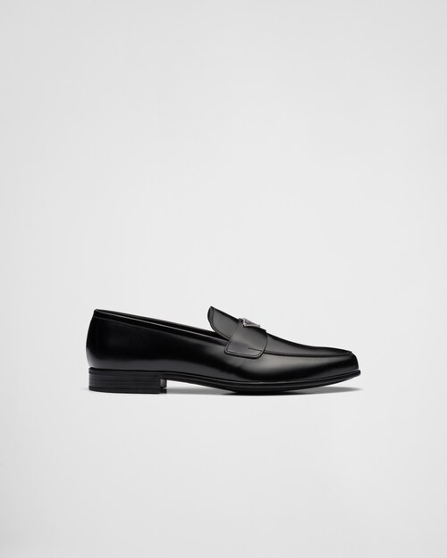 Prada Brushed leather loafers 2