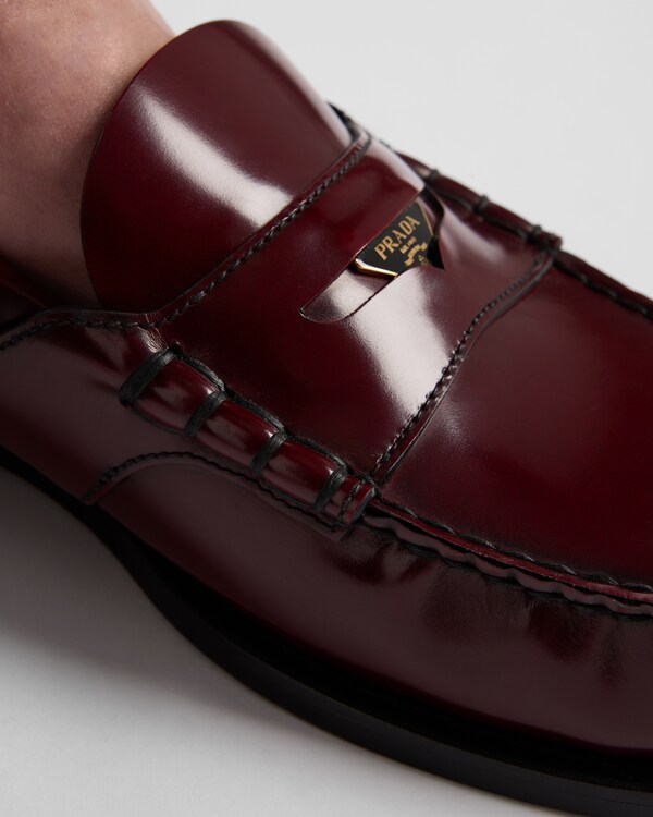 Brushed leather loafers Brushed leather loafers