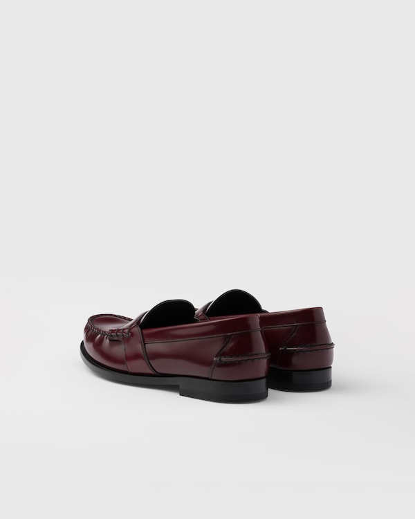 Brushed leather loafers Brushed leather loafers