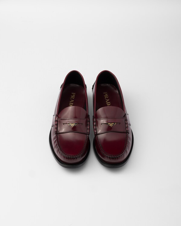 Brushed leather loafers Brushed leather loafers