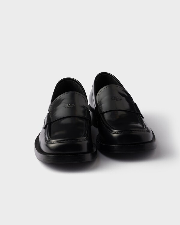 브러시드 가죽 로퍼 브러시드 가죽 로퍼