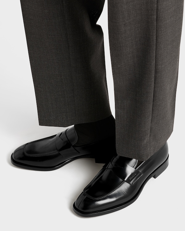 Mocassins en cuir brossé Mocassins en cuir brossé